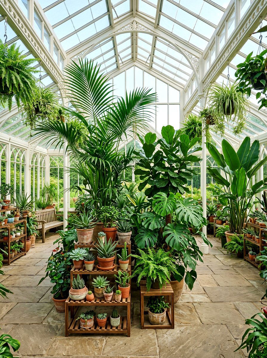 Indoor garden conservatory - 30 conservatory decor ideas