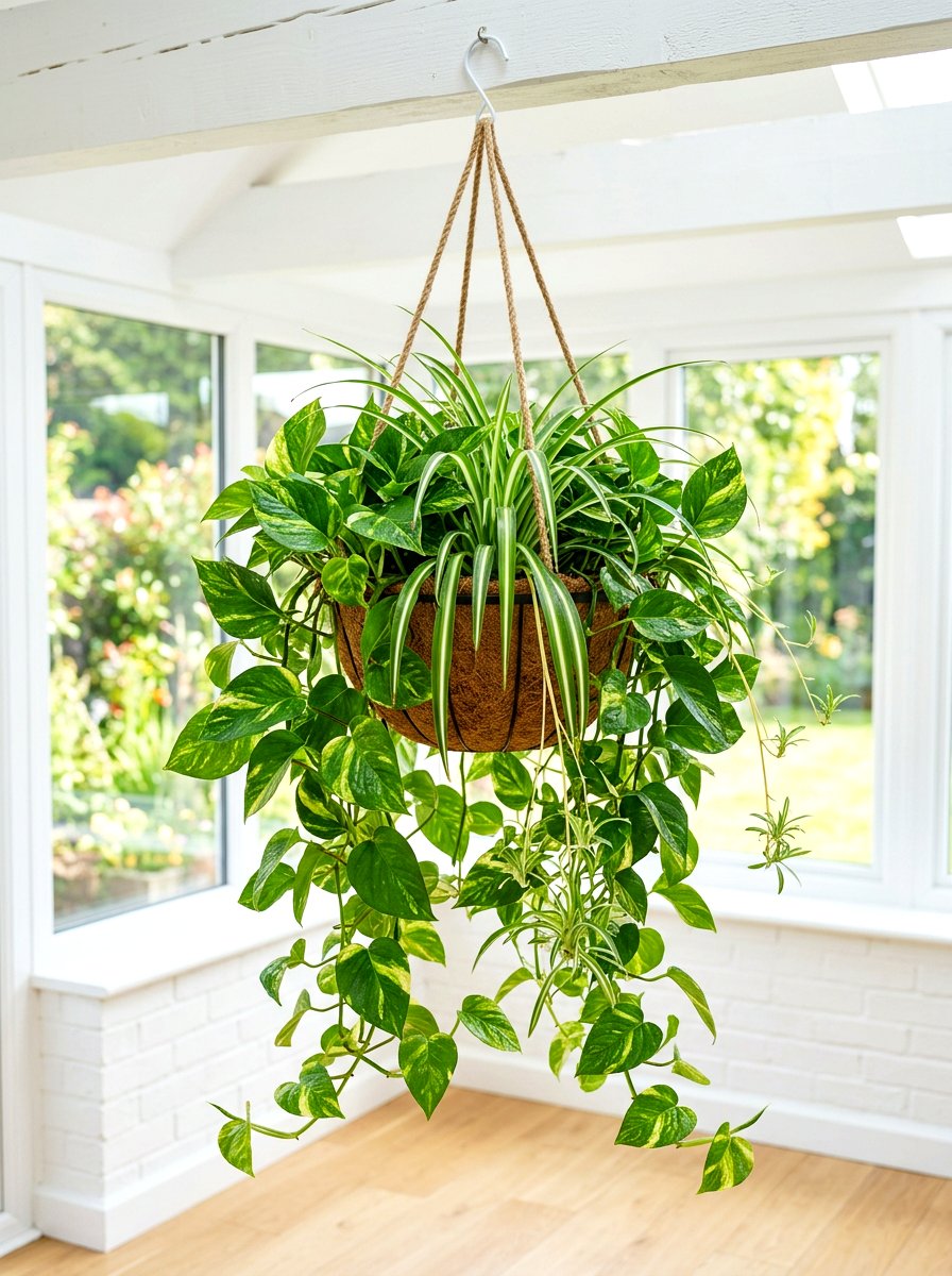 Indoor hanging flower basket - 30 hanging flower basket ideas