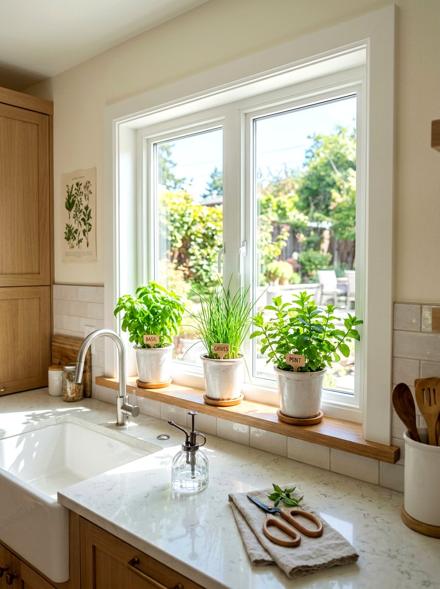 Indoor herb garden - 30 container garden ideas