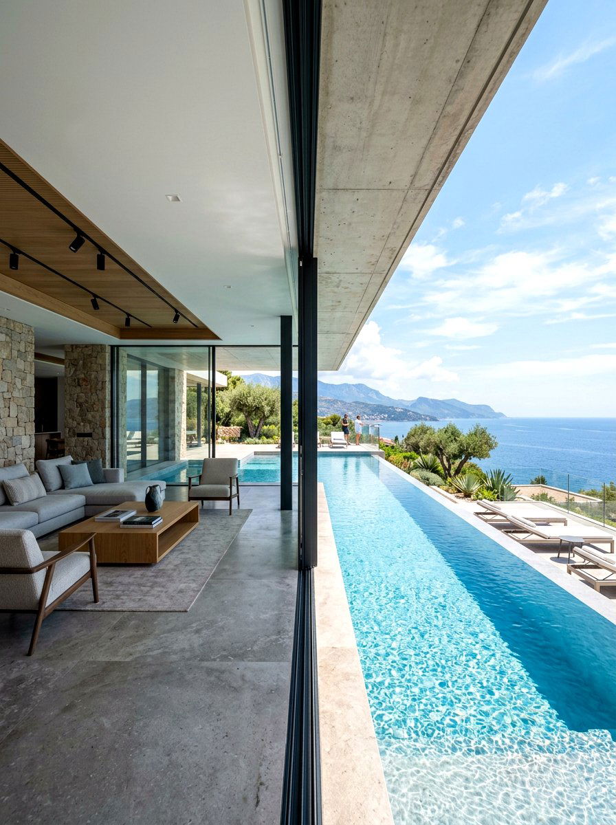Indoor outdoor infinity pool - 30 infinity pool backyard ideas