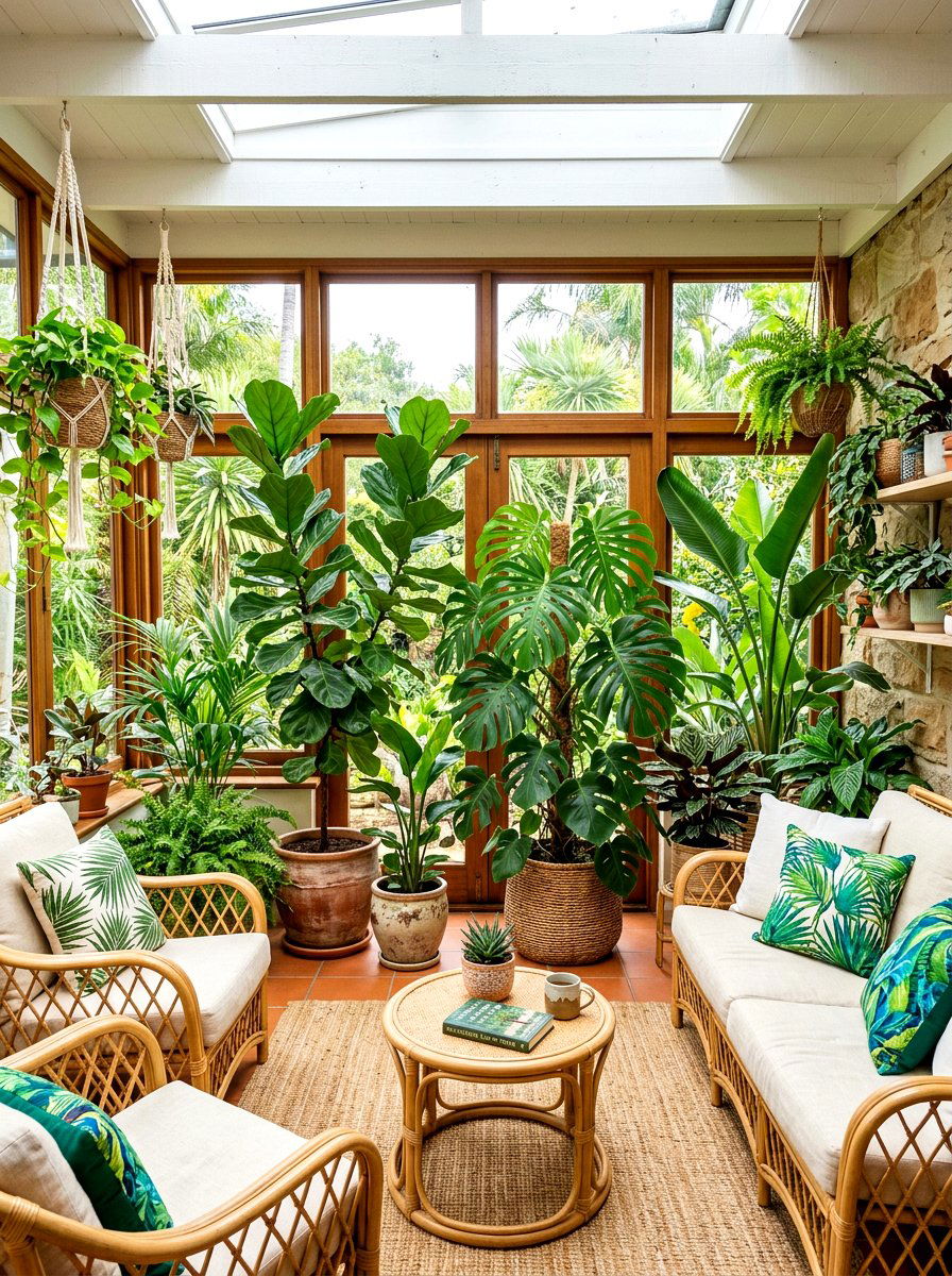 Indoor plants - 30 sound absorbing decor ideas