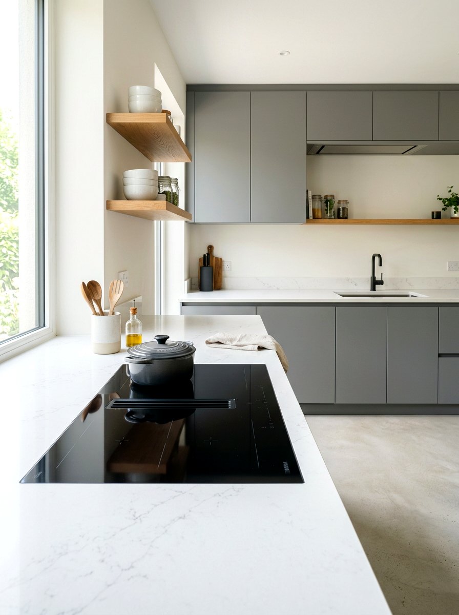 Induction Cooktop - 30 kitchen remodel ideas