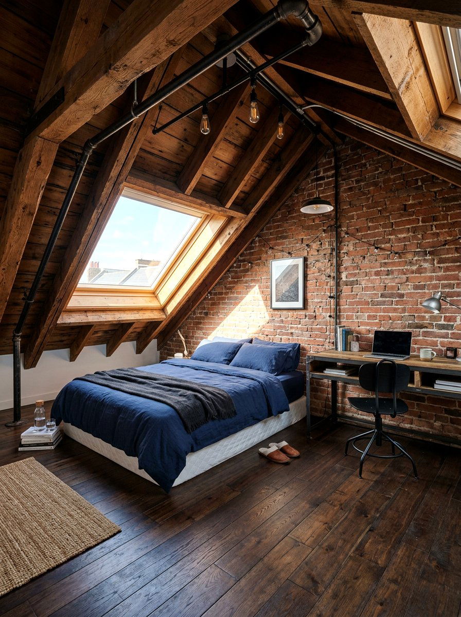 Industrial Attic Floor Bed - 30 floor bed bedroom ideas