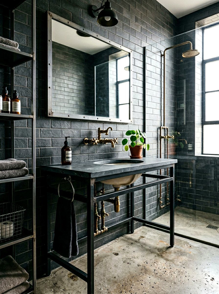Industrial Bathroom Bridge Faucet - 30 bridge faucet bathroom ideas