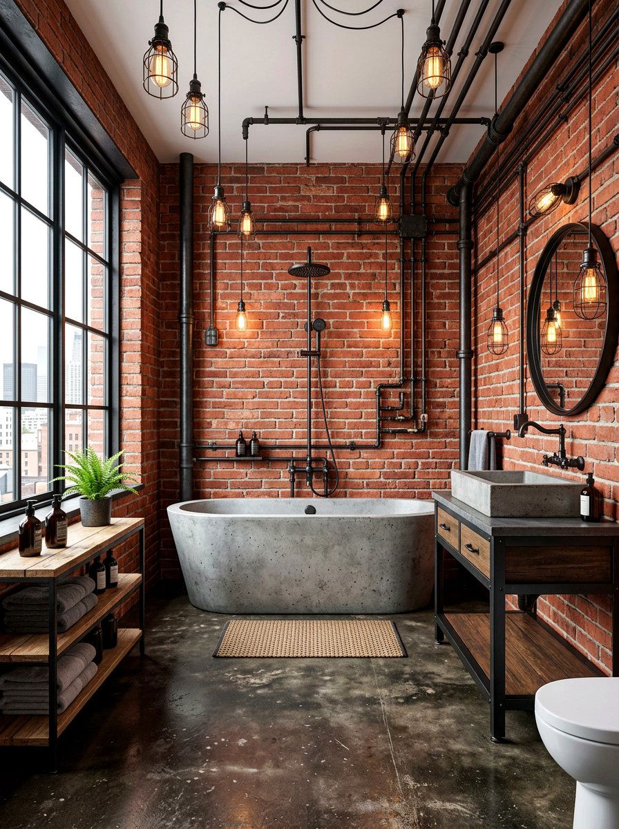 Industrial Bathroom Design - 30 cocoon bath ideas