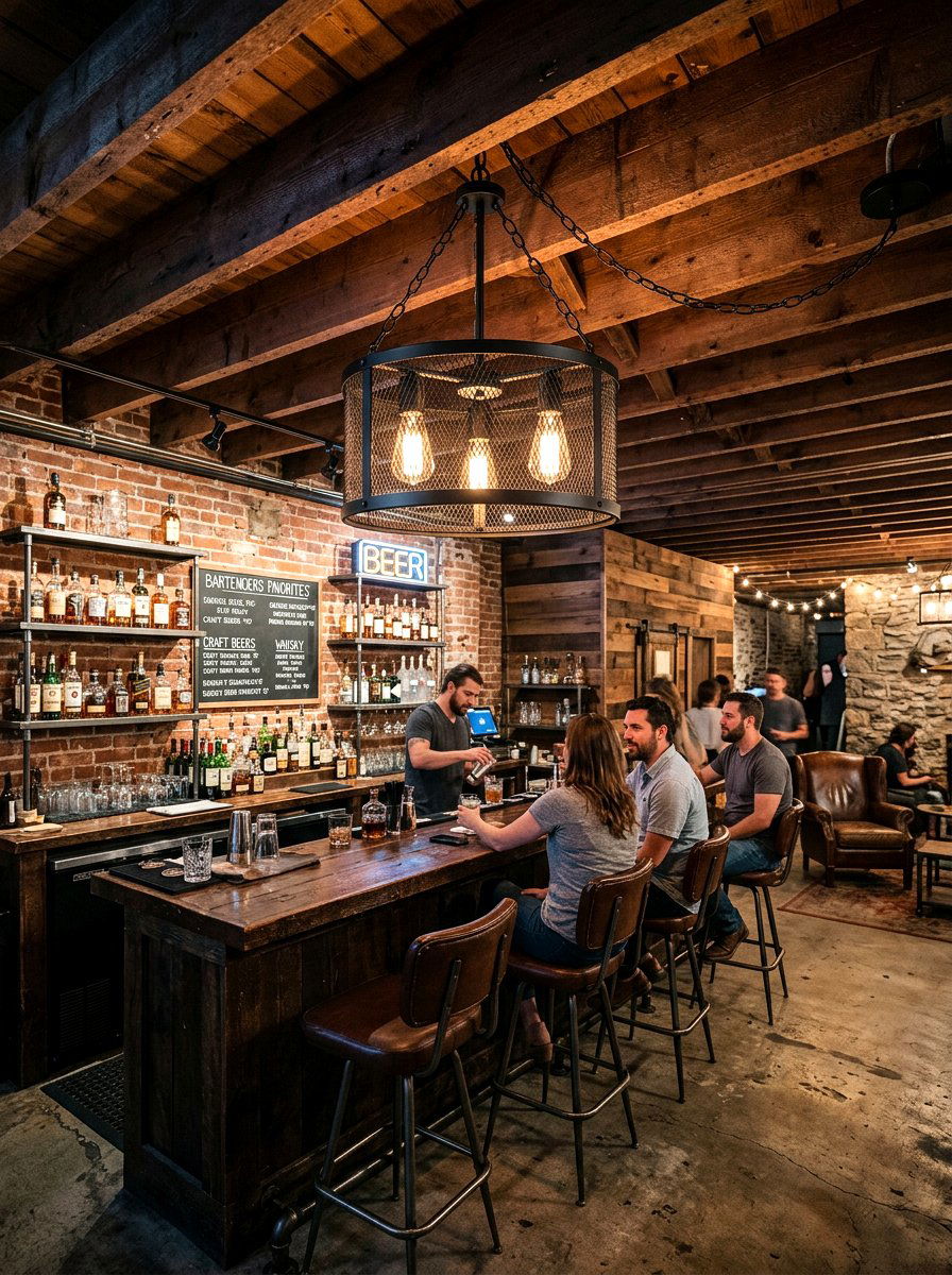 Industrial Cage Pendant Lighting - 30 statement chandelier ideas