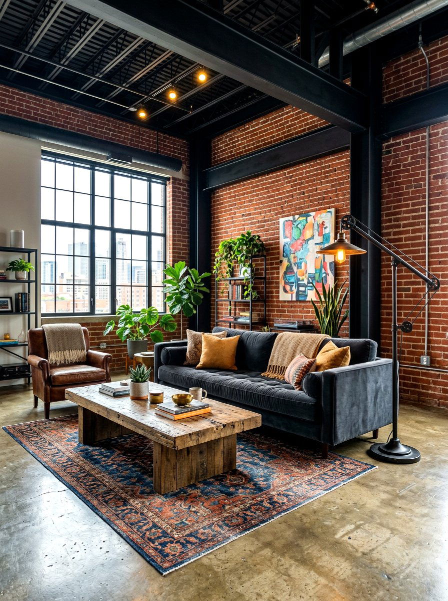 Industrial Chic Living Room - 30 collected luxury living room ideas