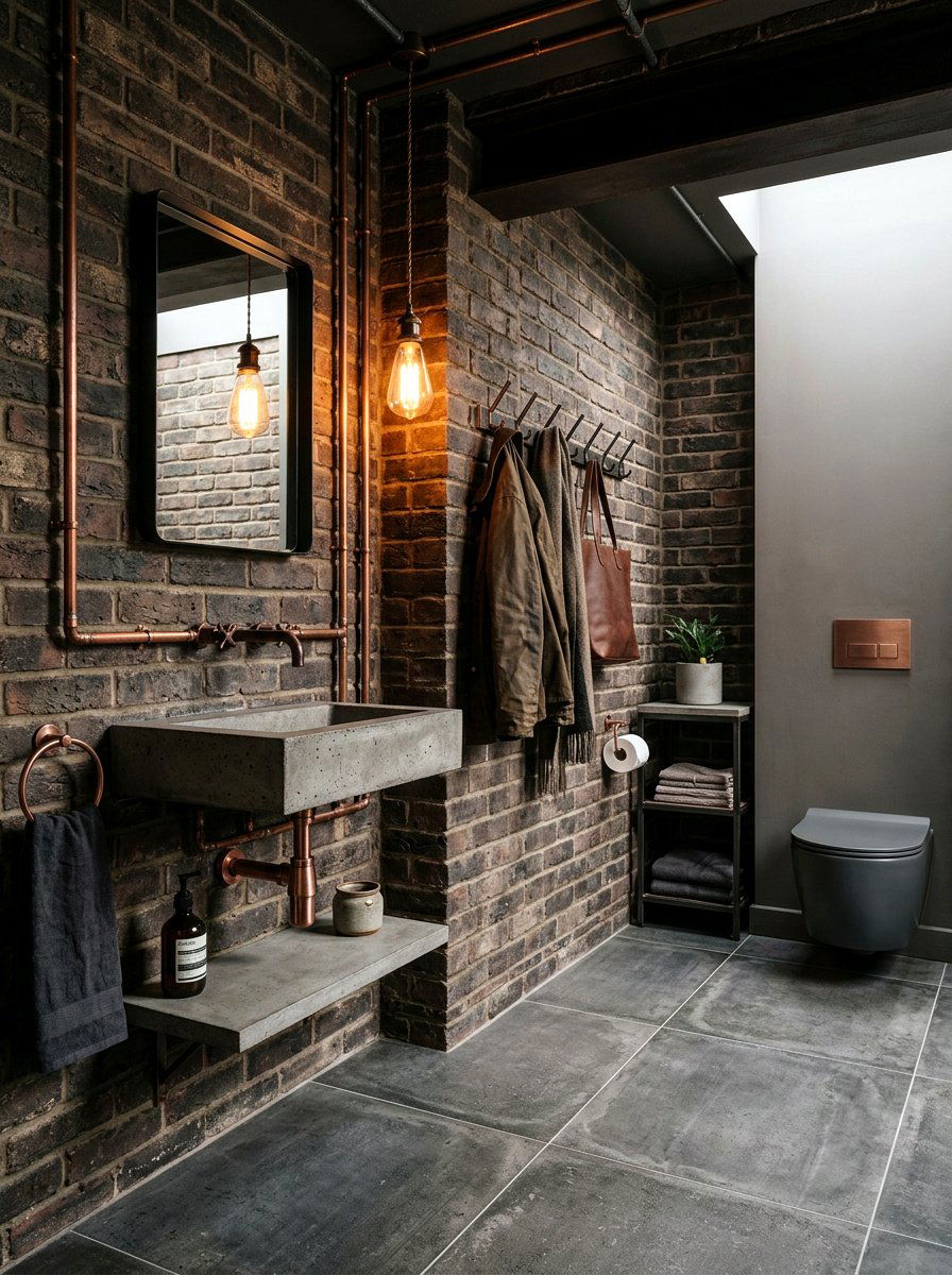 Industrial Cloakroom Style - 30 cloakroom ideas