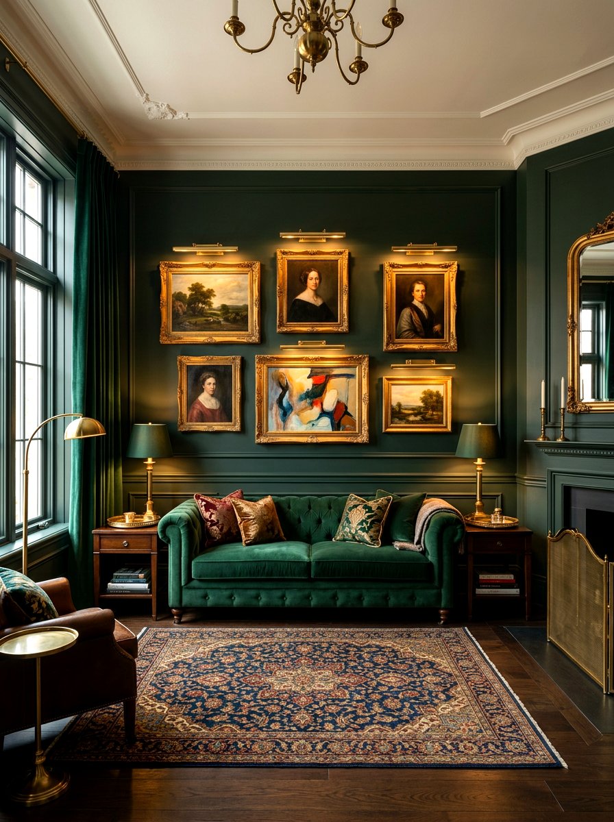 Industrial Country Manor - 30 country manor living room ideas