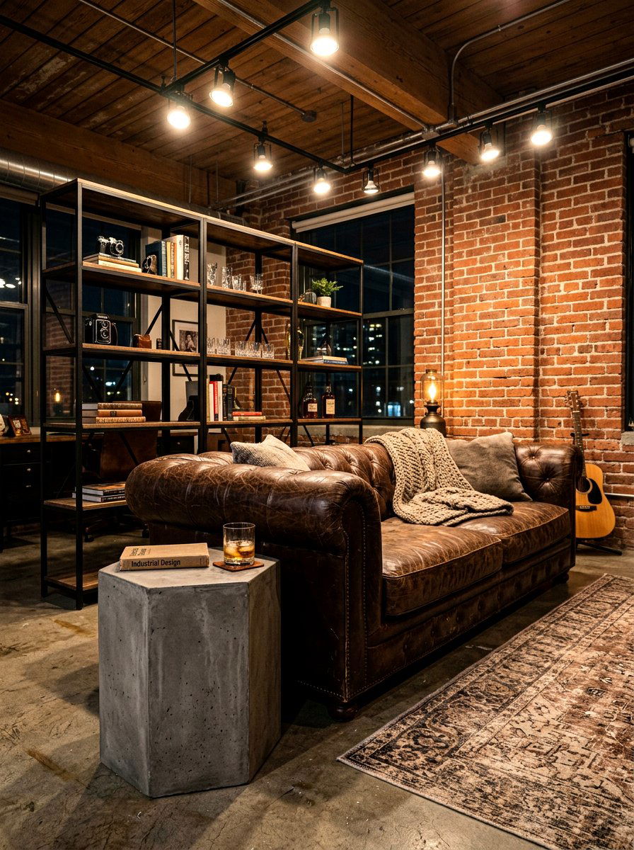 Industrial Den Concrete Drink Table - 30 drink table ideas