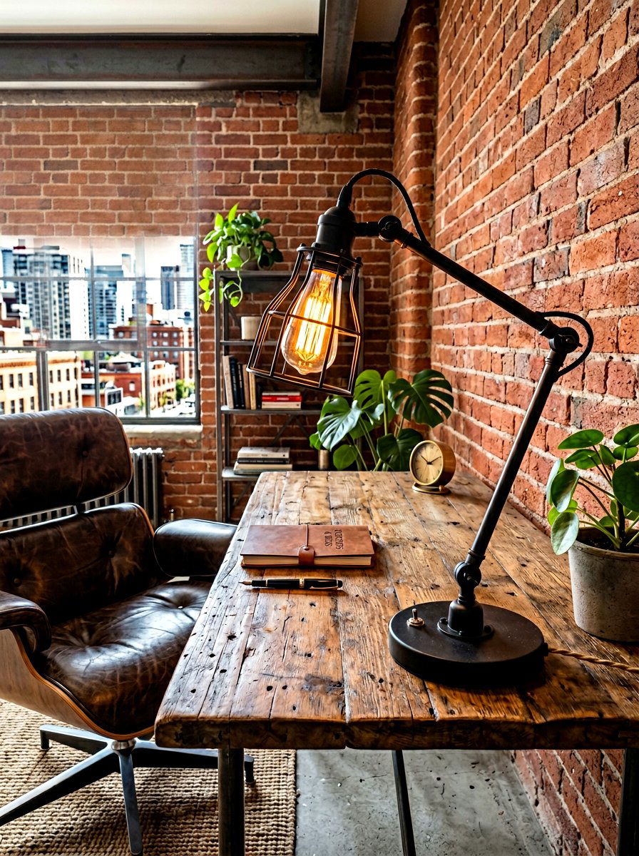 Industrial Desk Reading Lamp - 30 reading lamp ideas