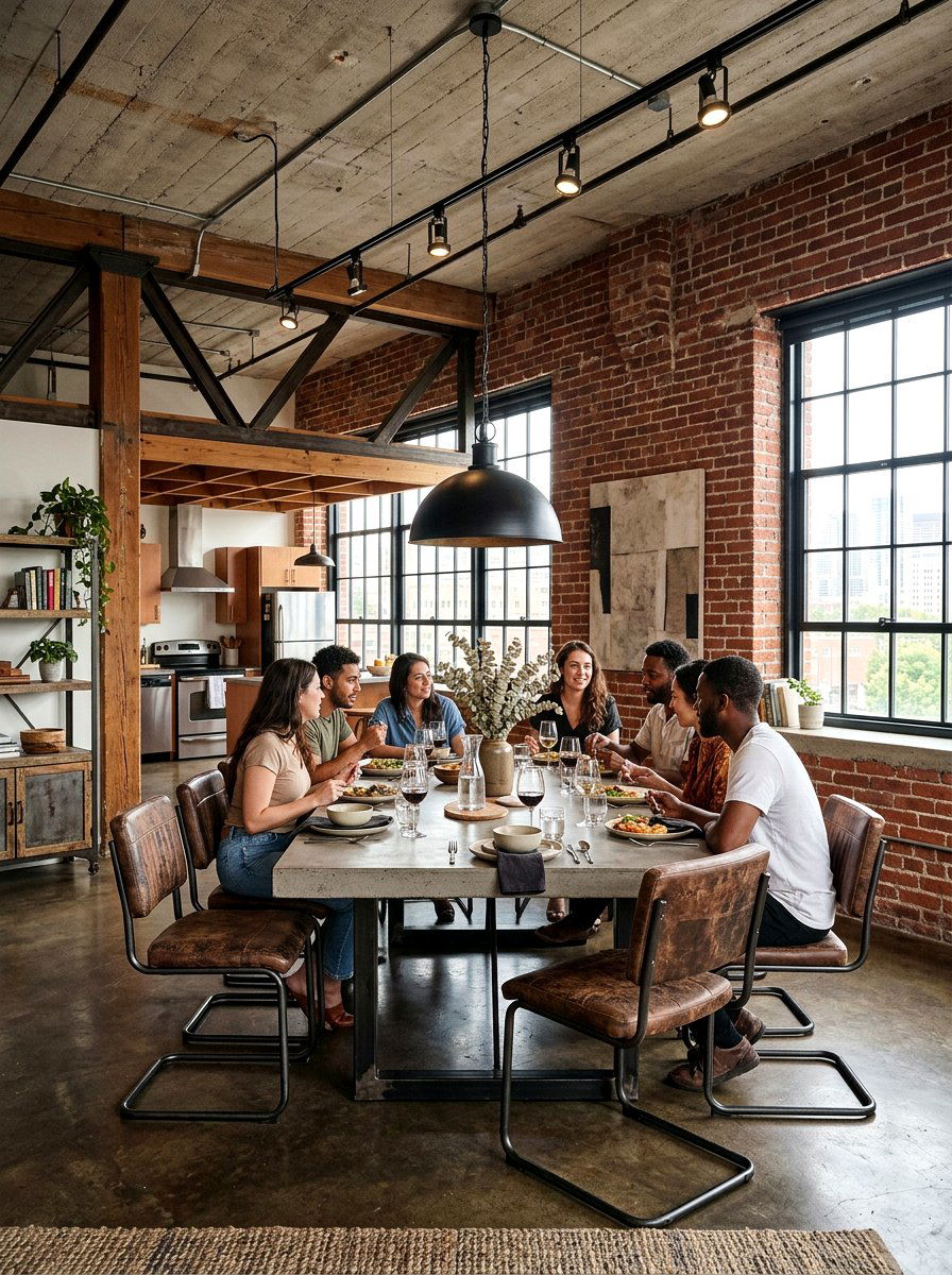 Industrial Dining Chairs - 30 upholstered dining chair ideas