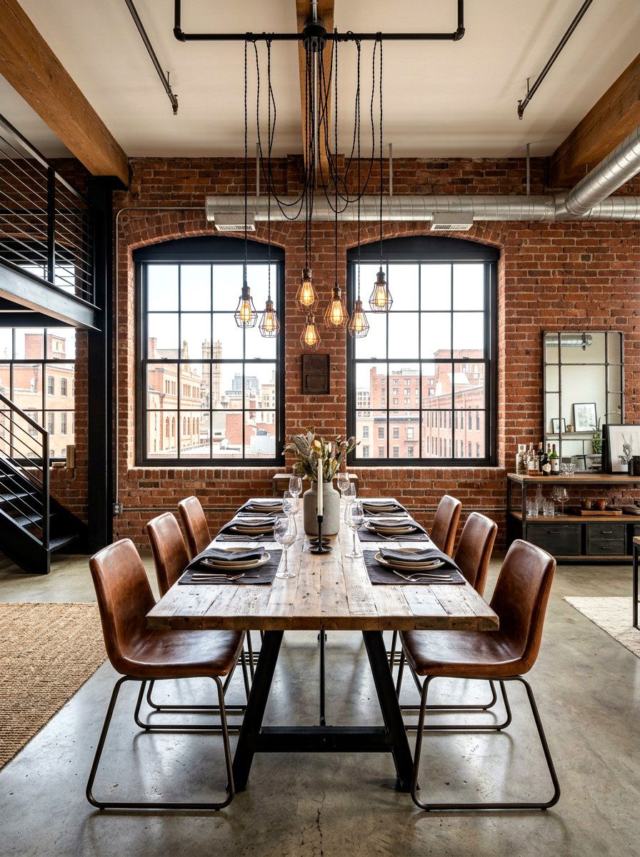 Industrial Dining Room - 30 dining room ideas