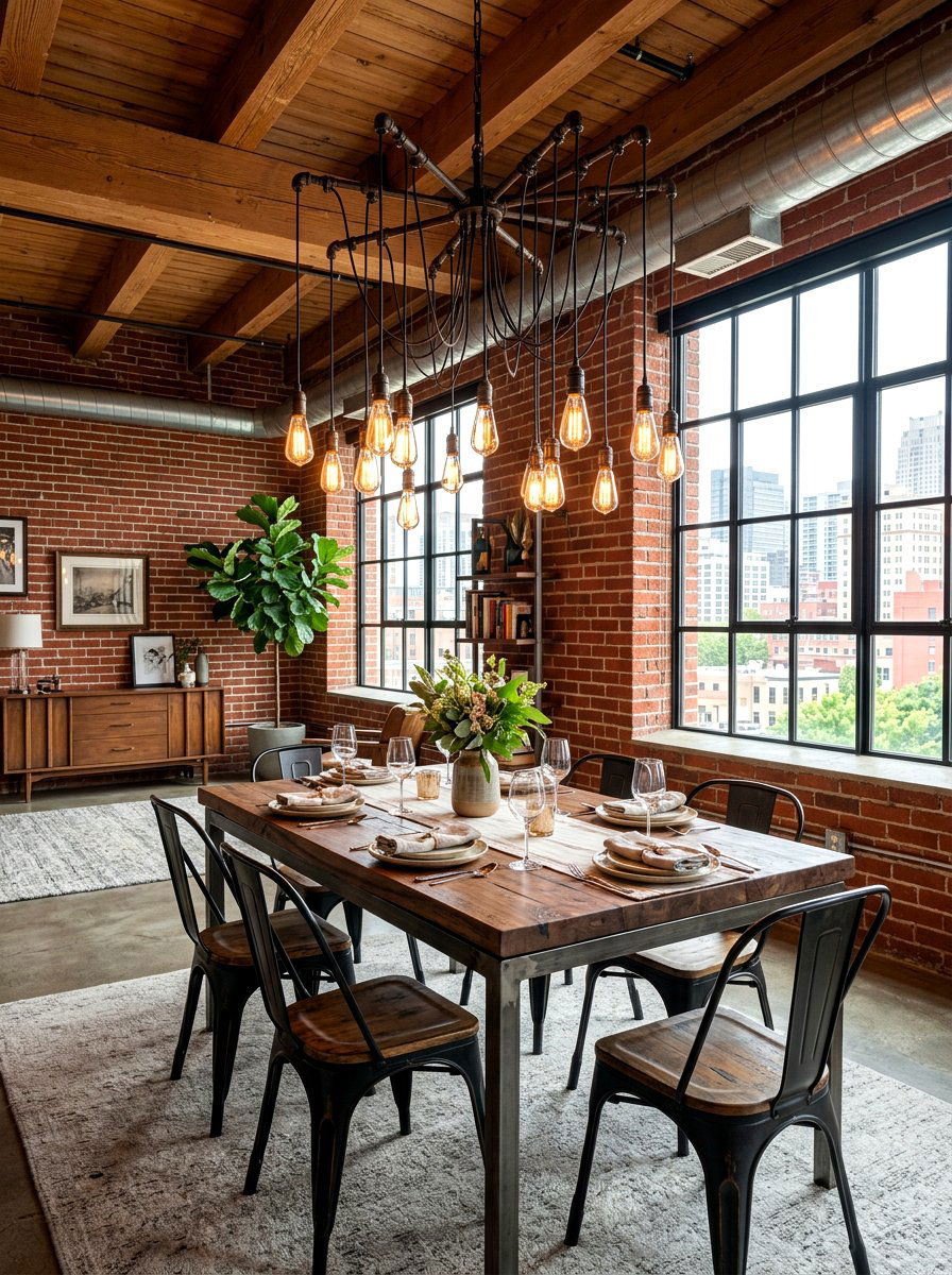 Industrial Edison Chandelier - 30 classic dining room chandelier ideas