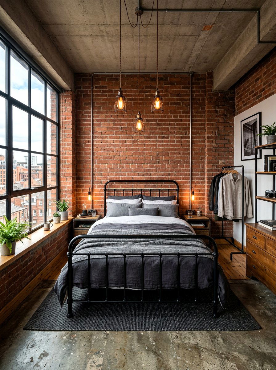 Industrial European Bedroom - 30 European bed styling ideas
