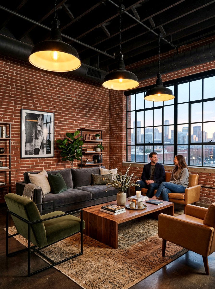 Industrial Formal Seating Area - 30 formal sitting room ideas