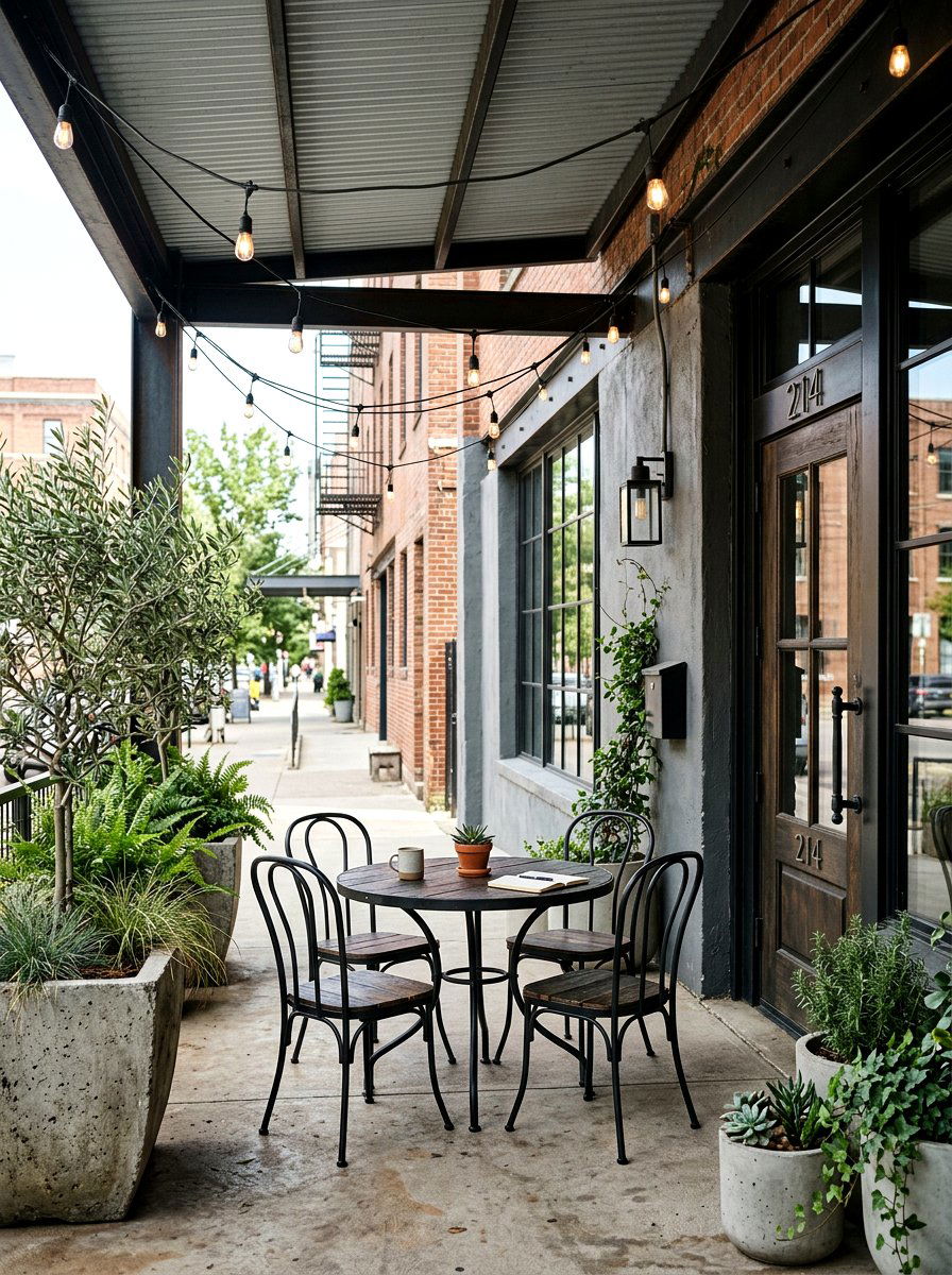 Industrial Front Porch - 30 summer front porch ideas