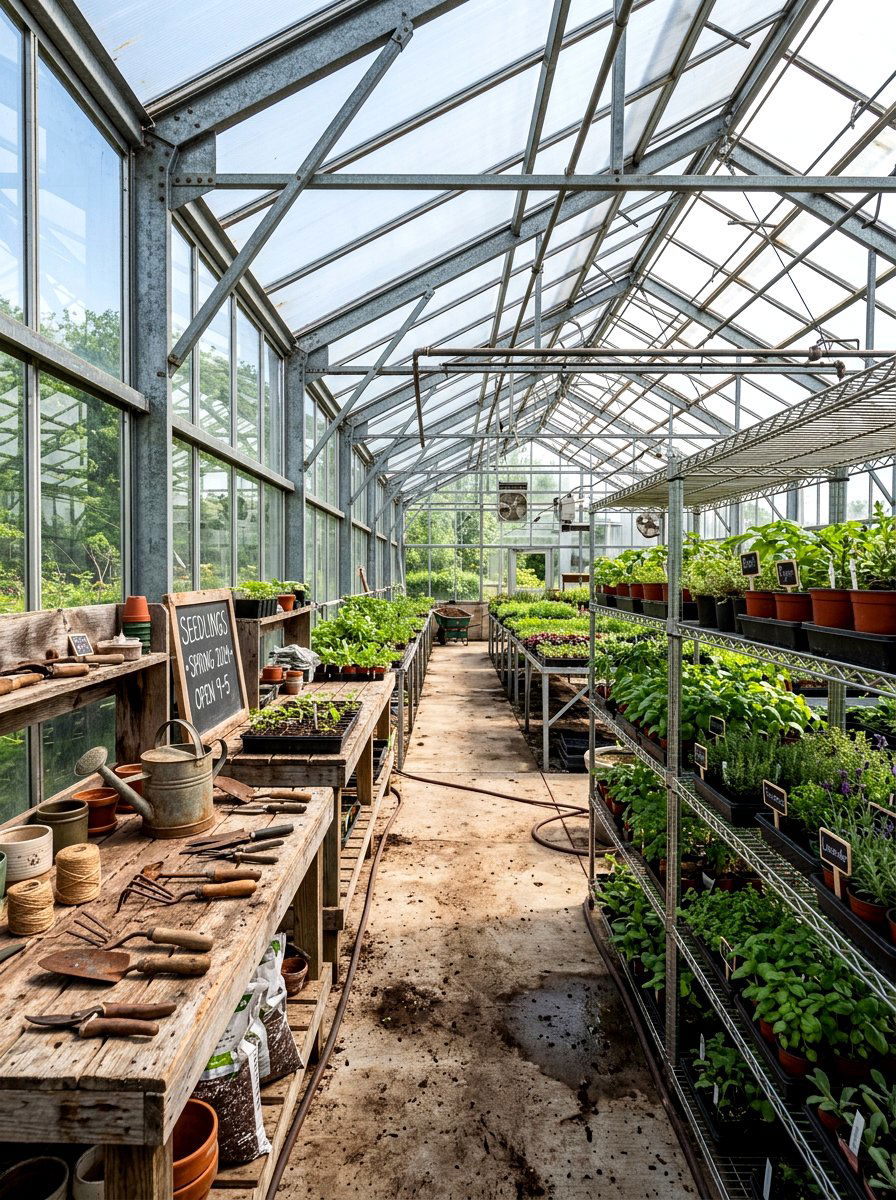 Industrial Greenhouse - 30 modern greenhouse ideas