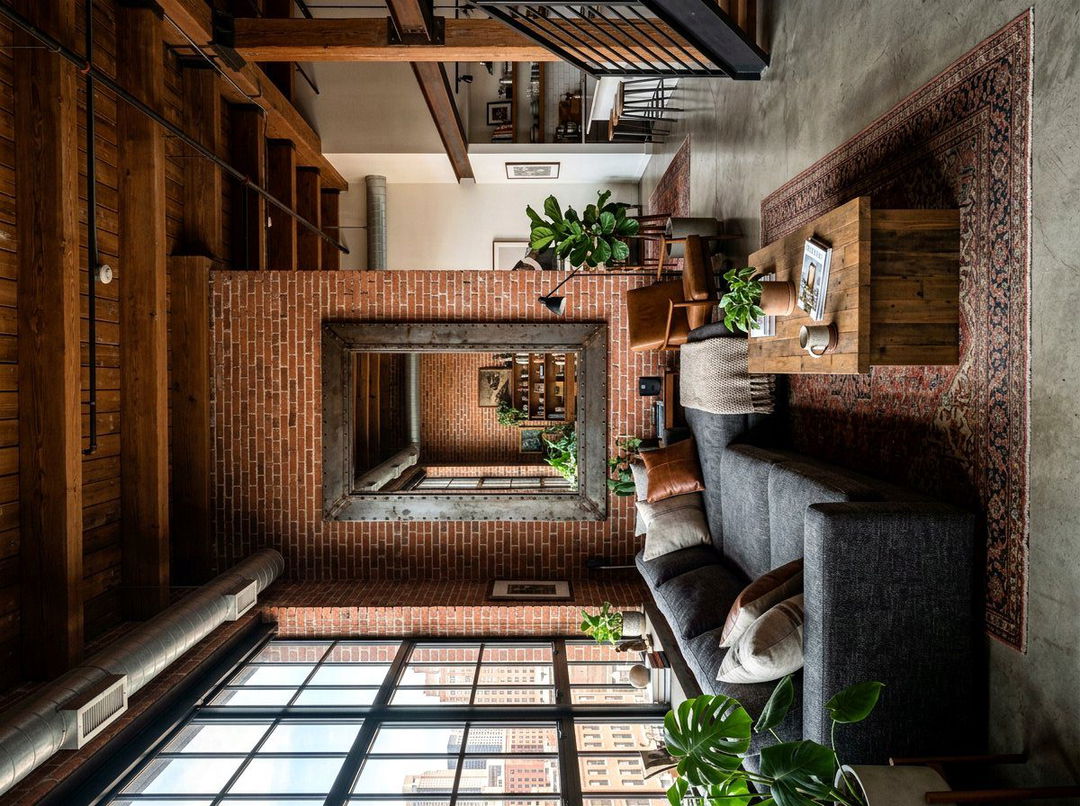Industrial Iron Mirror - 30 mirror wall ideas