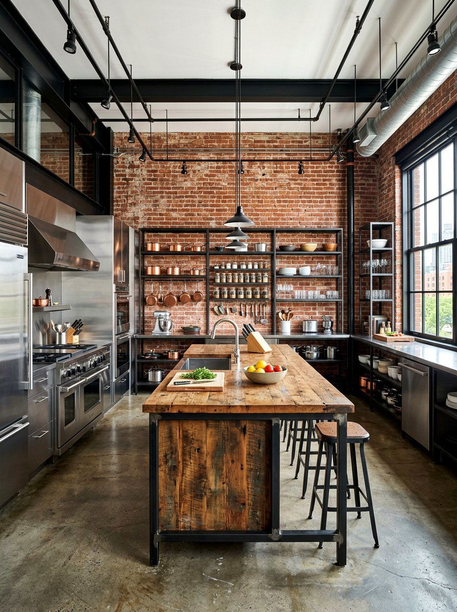 Industrial Kitchen Style - 30 modern kitchen ideas