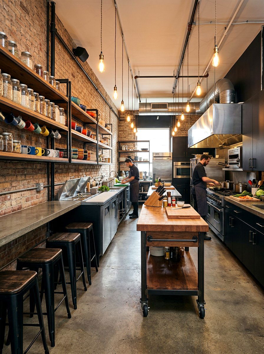 Industrial Kitchen - 30 college apartment ideas