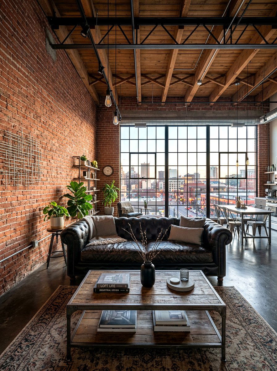 Industrial Loft Decor - 30 collected apartment decor ideas