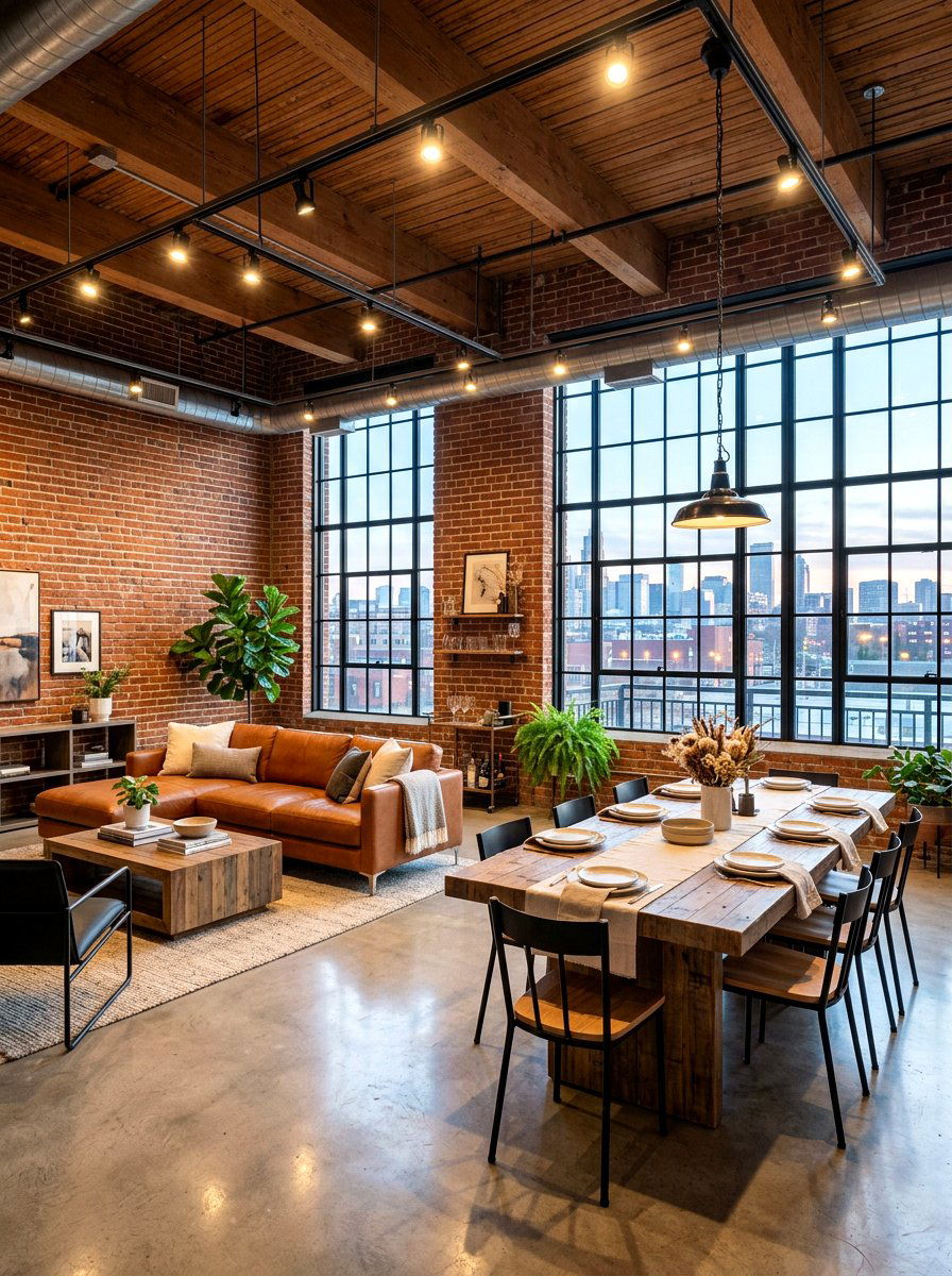 Industrial Loft Entertaining Space - 30 home entertaining room ideas