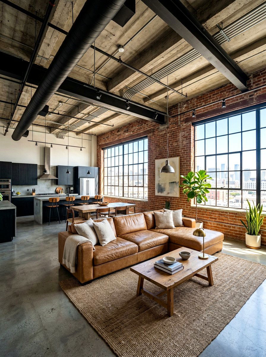 Industrial Loft Layout - 30 open floor plan ideas