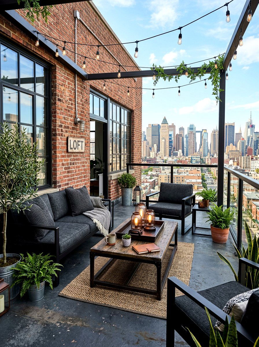 Industrial Loft Outdoor Coffee Table - 30 outdoor coffee table styling ideas