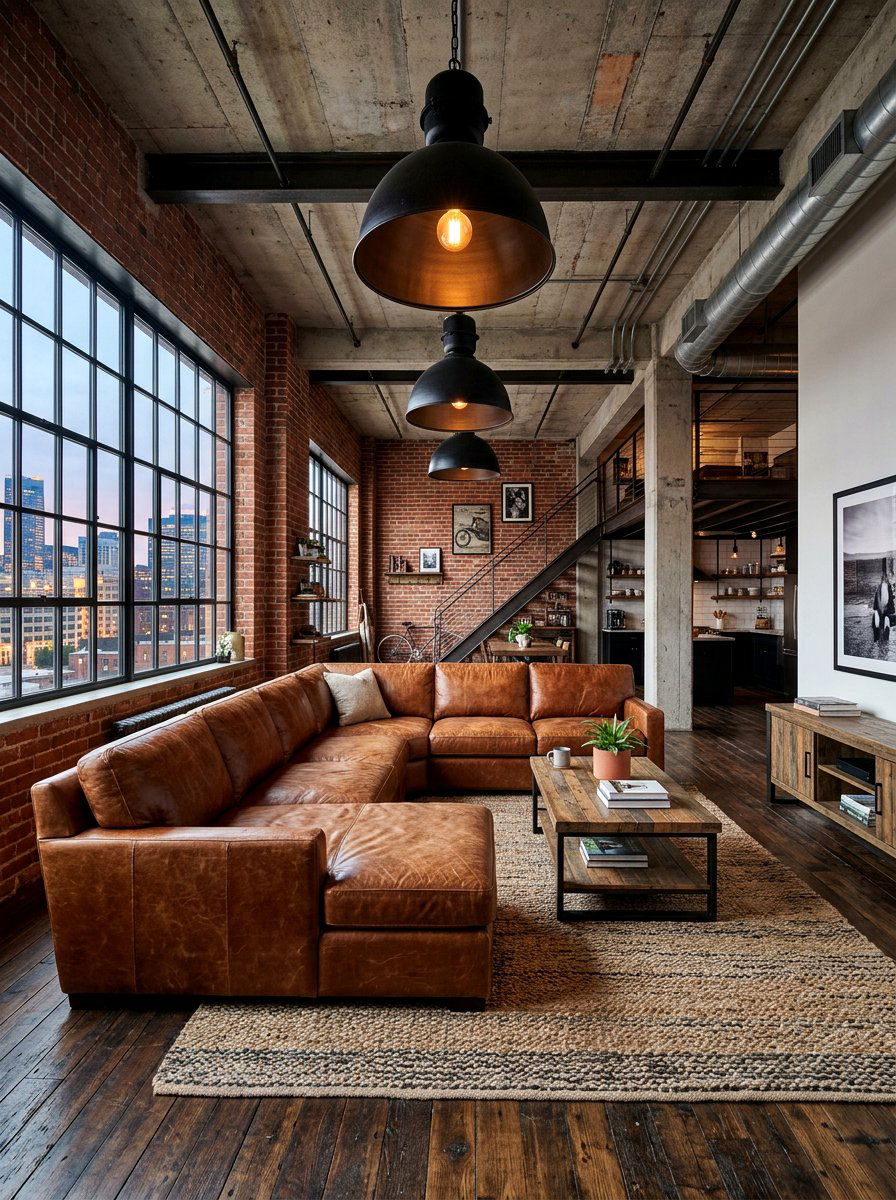 Industrial Loft Sectional Layout - 30 sofa chaise layout ideas