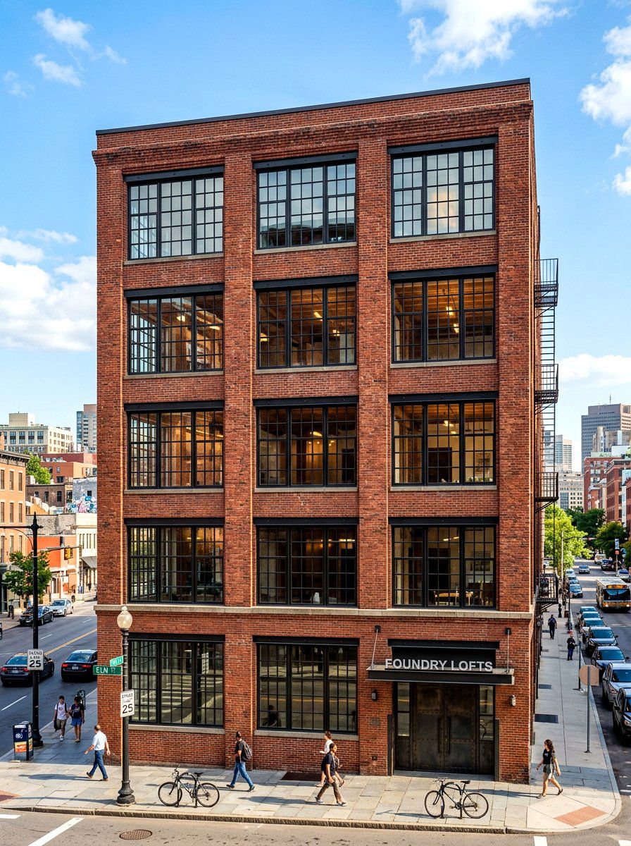 Industrial Loft Steel Frame - 30 black bronze window exterior ideas