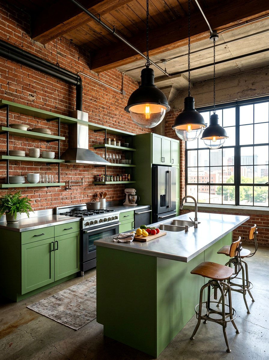 Industrial Matcha Kitchen - 30 matcha kitchen ideas