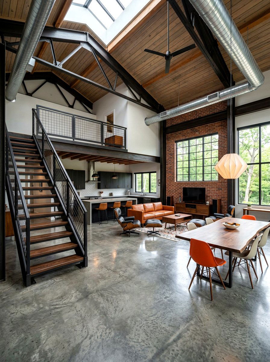 Industrial Metal Barndominium - 30 barn style home ideas