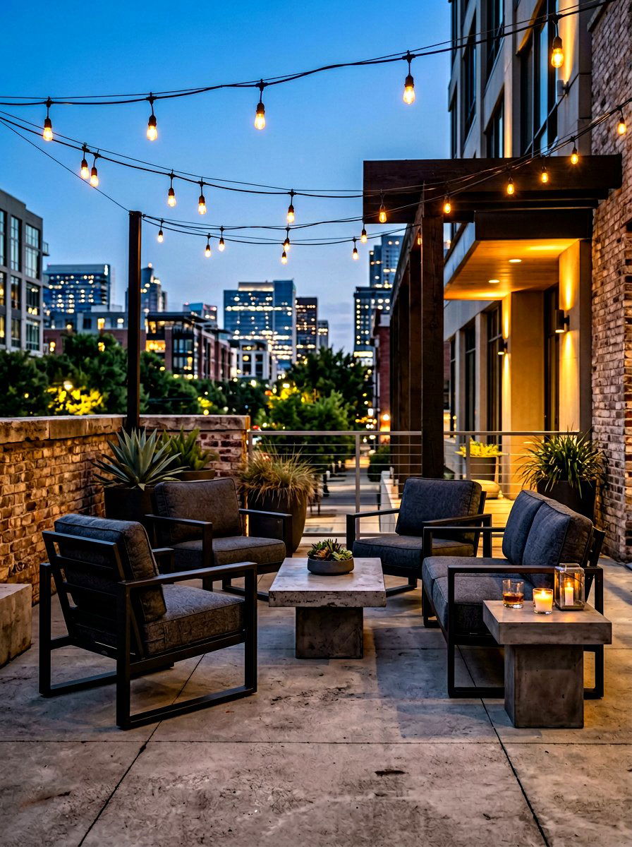 Industrial Metal Furniture - 30 poolside lounge ideas