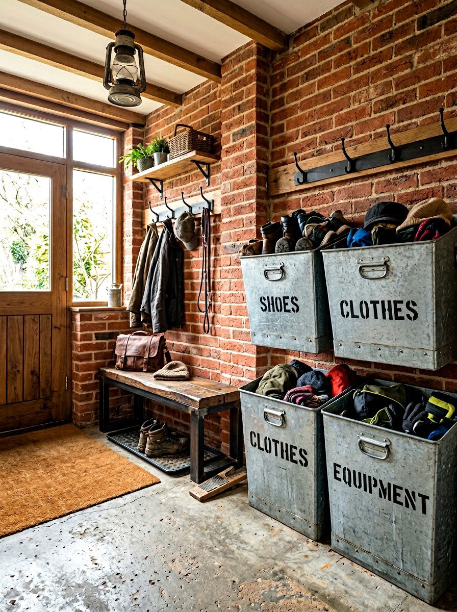 Industrial Metal Recycling Bins - 30 recycling station ideas