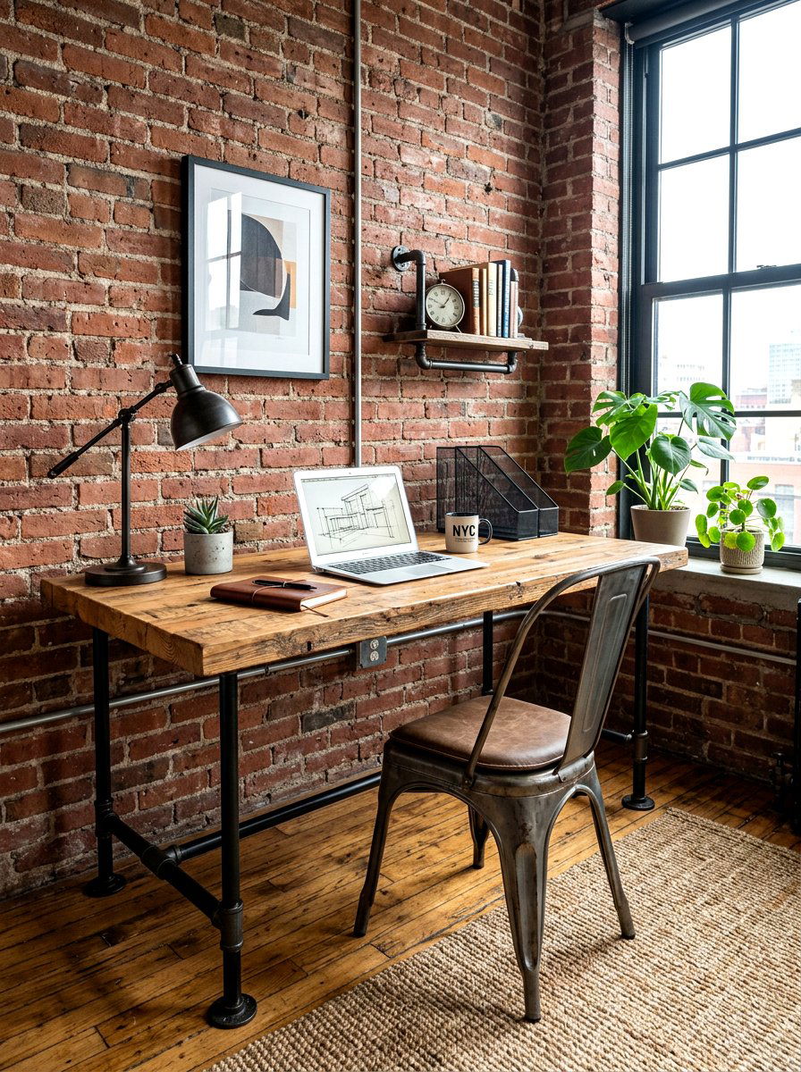 Industrial Metal Teen Desk - 30 teen bedroom desk ideas