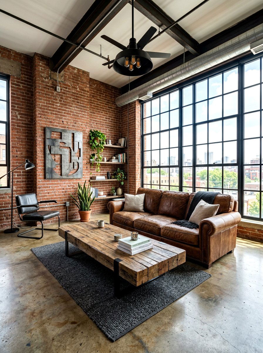 Industrial Minimalist Living Room - 30 minimalist living room decor ideas