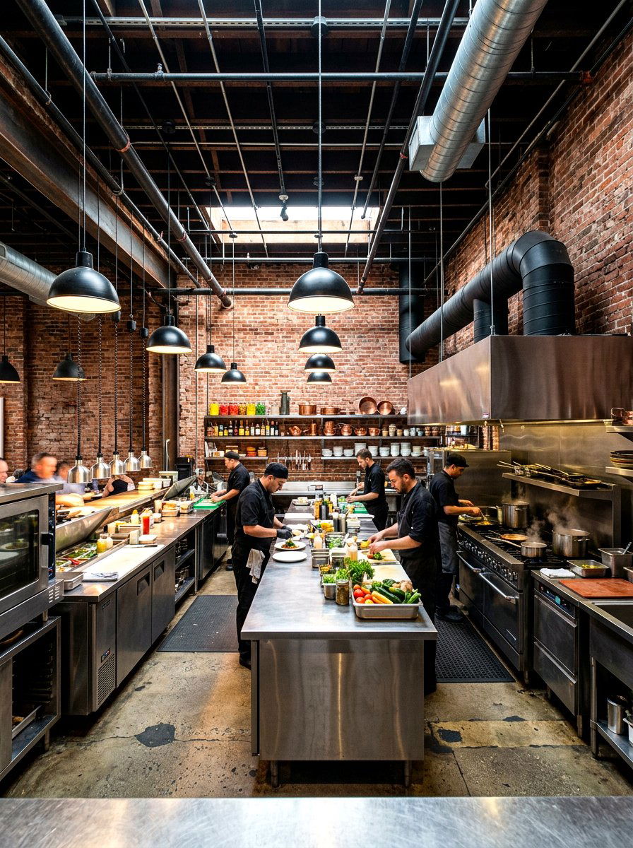 Industrial Open Ceiling - 30 ceiling design ideas