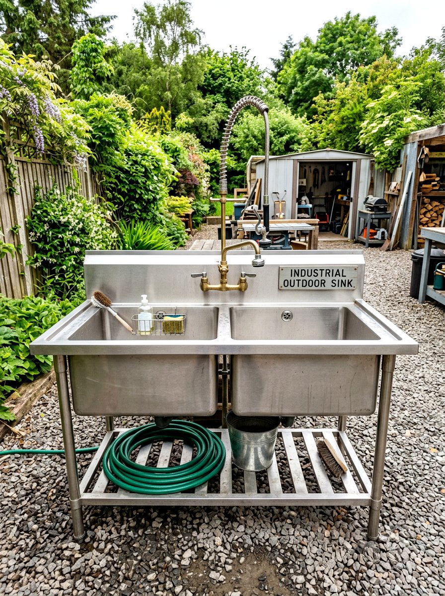 30 Outdoor Utility Sink Ideas for Easy Cleanup and Prep