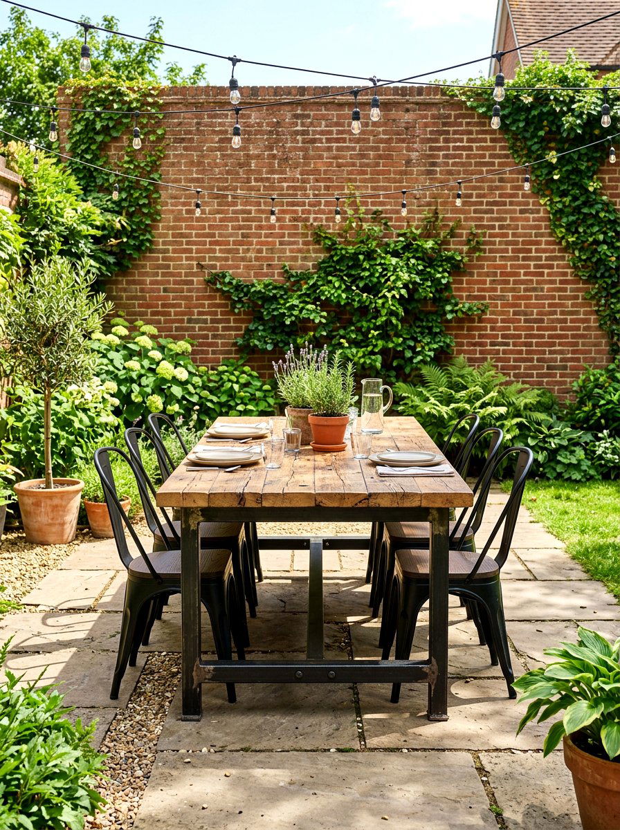 Industrial Outdoor Table - 30 modern outdoor furniture ideas