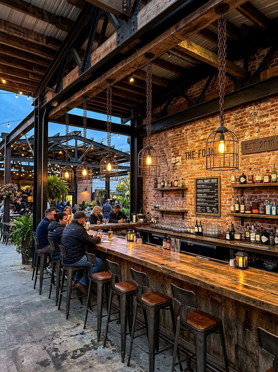 Industrial Pendant Lights - 30 pavilion lighting ideas