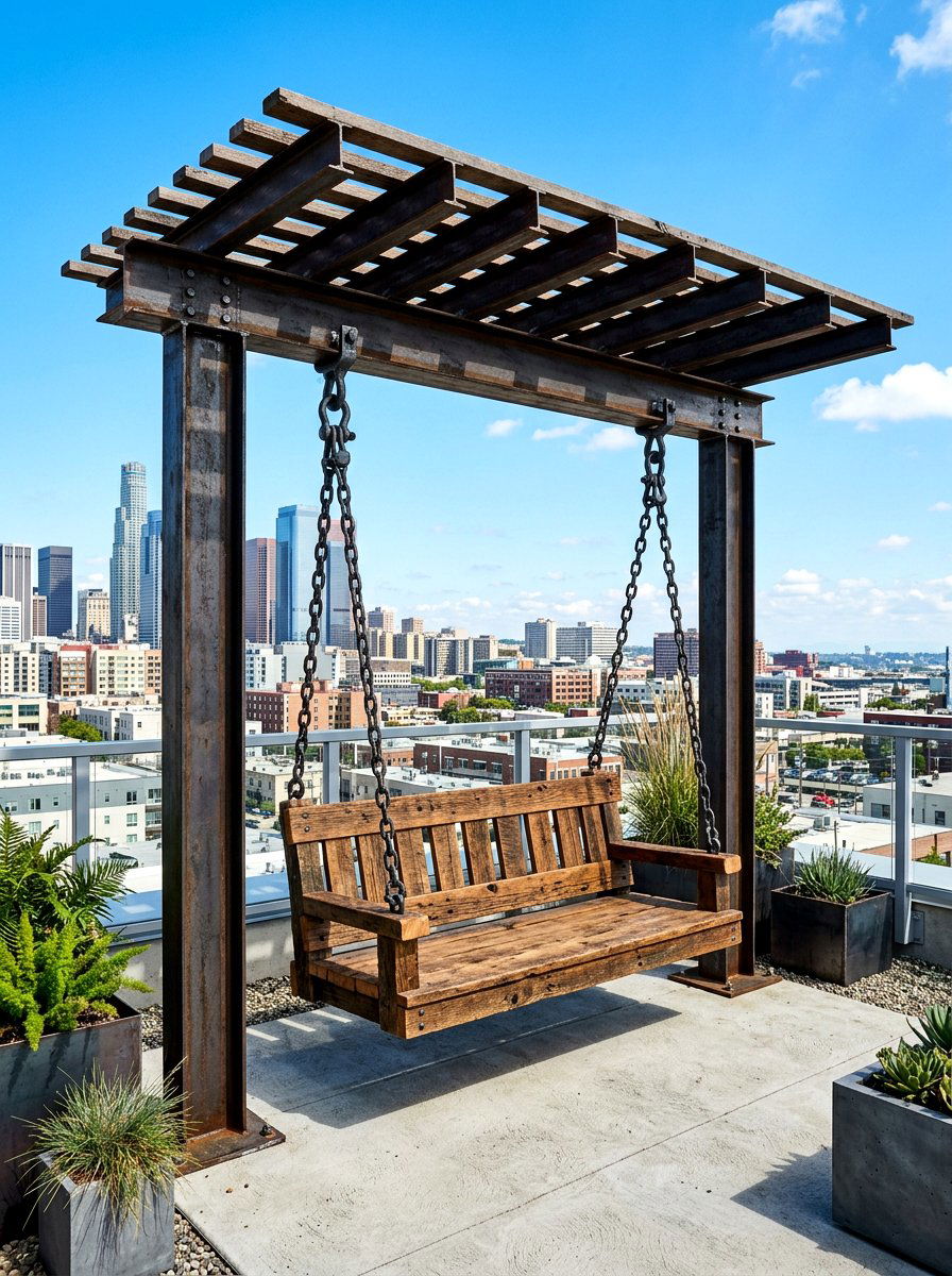 30 Pergola With Swings Ideas for Relaxing Backyard Moments