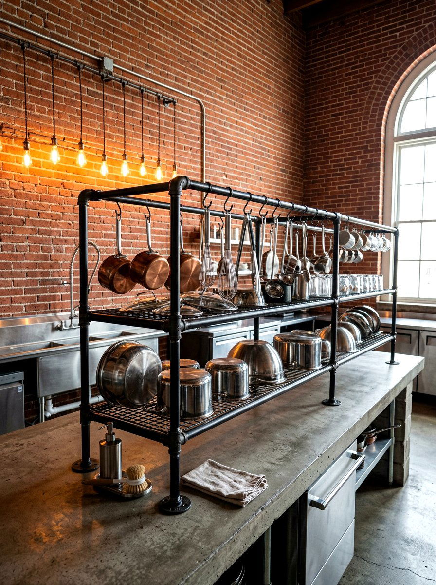 Industrial Pipe Drying Rack - 30 laundry room drying rack ideas