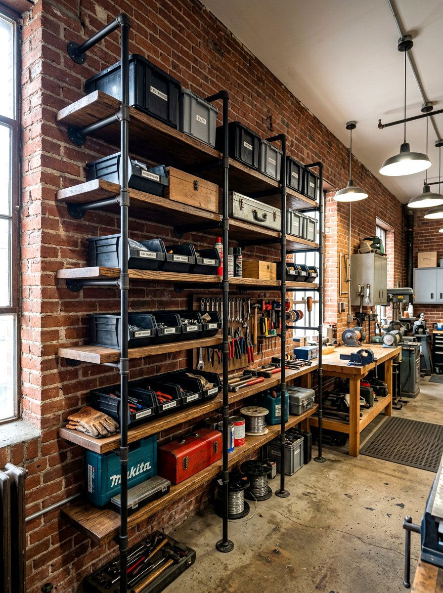 30 Garage Shelving Ideas To Store More and Look More Organized