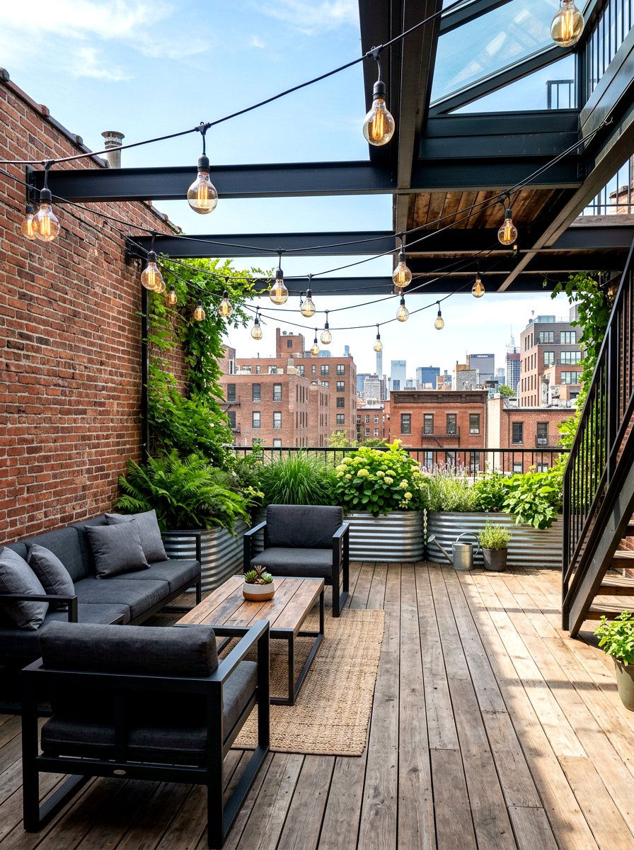 30 Rooftop Patio Lounge Ideas Aesthetic for Outdoor Night Vibes