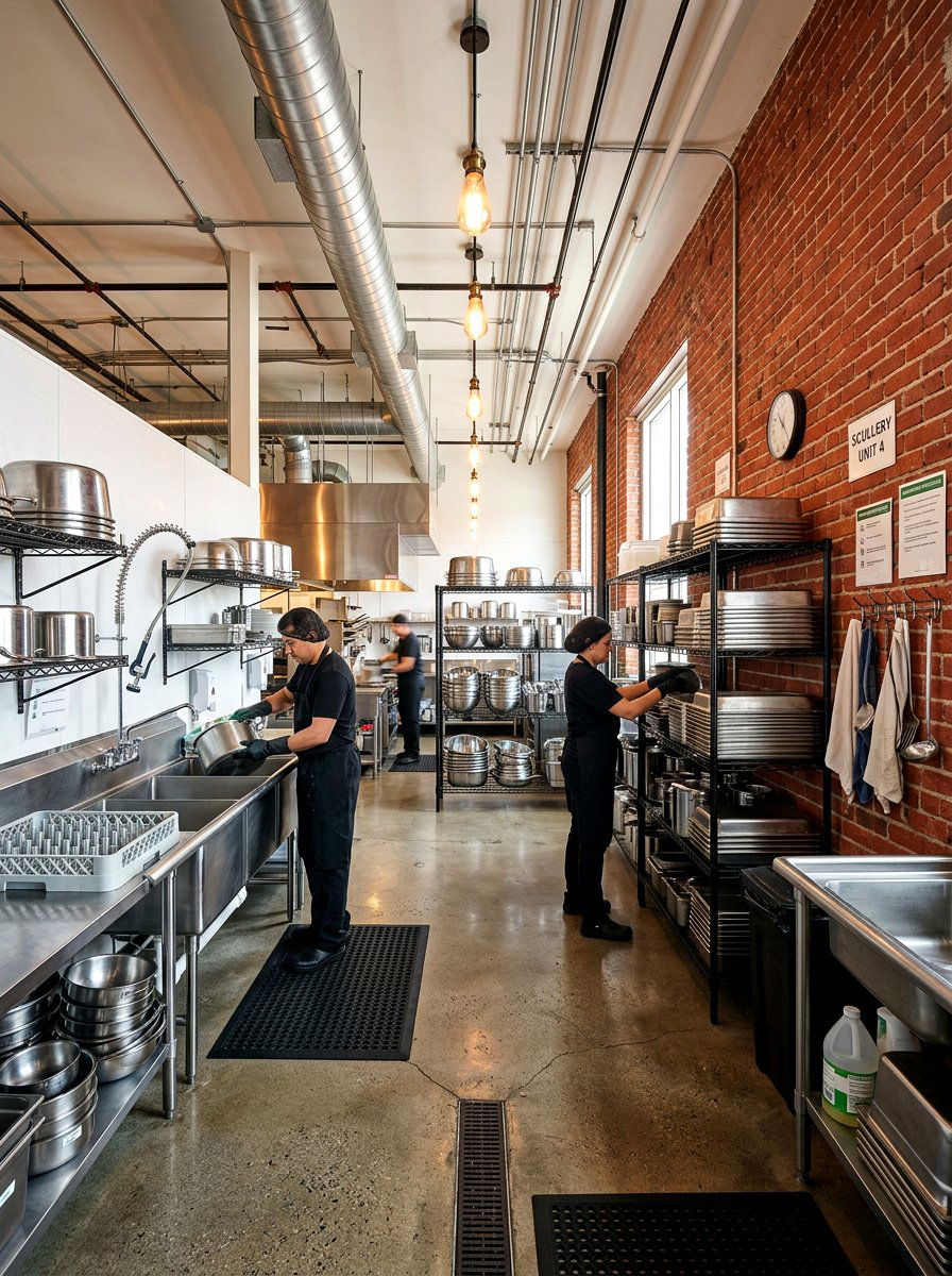 Industrial Scullery - 30 scullery pantry ideas
