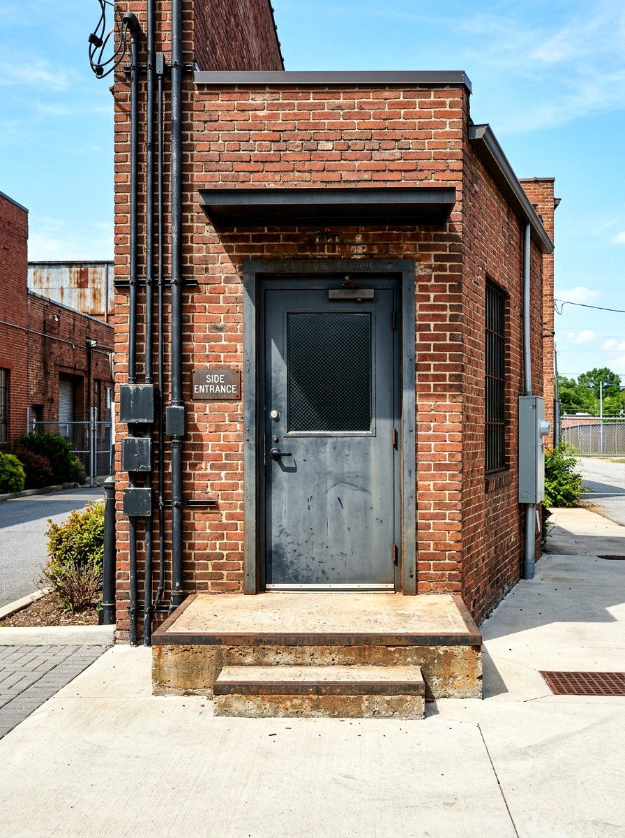 Industrial Side Entrance - 30 side entrance ideas