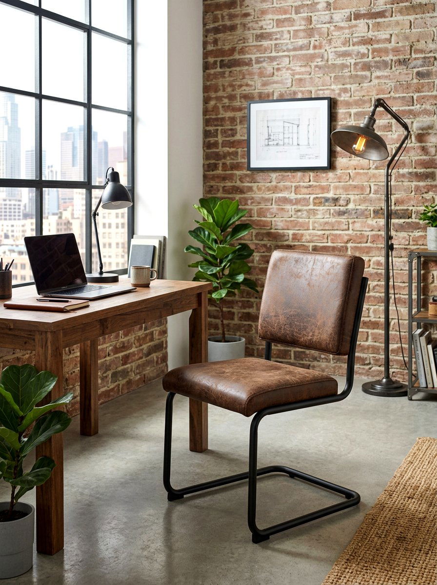 Industrial Sled Base Chair - 30 office guest chair ideas