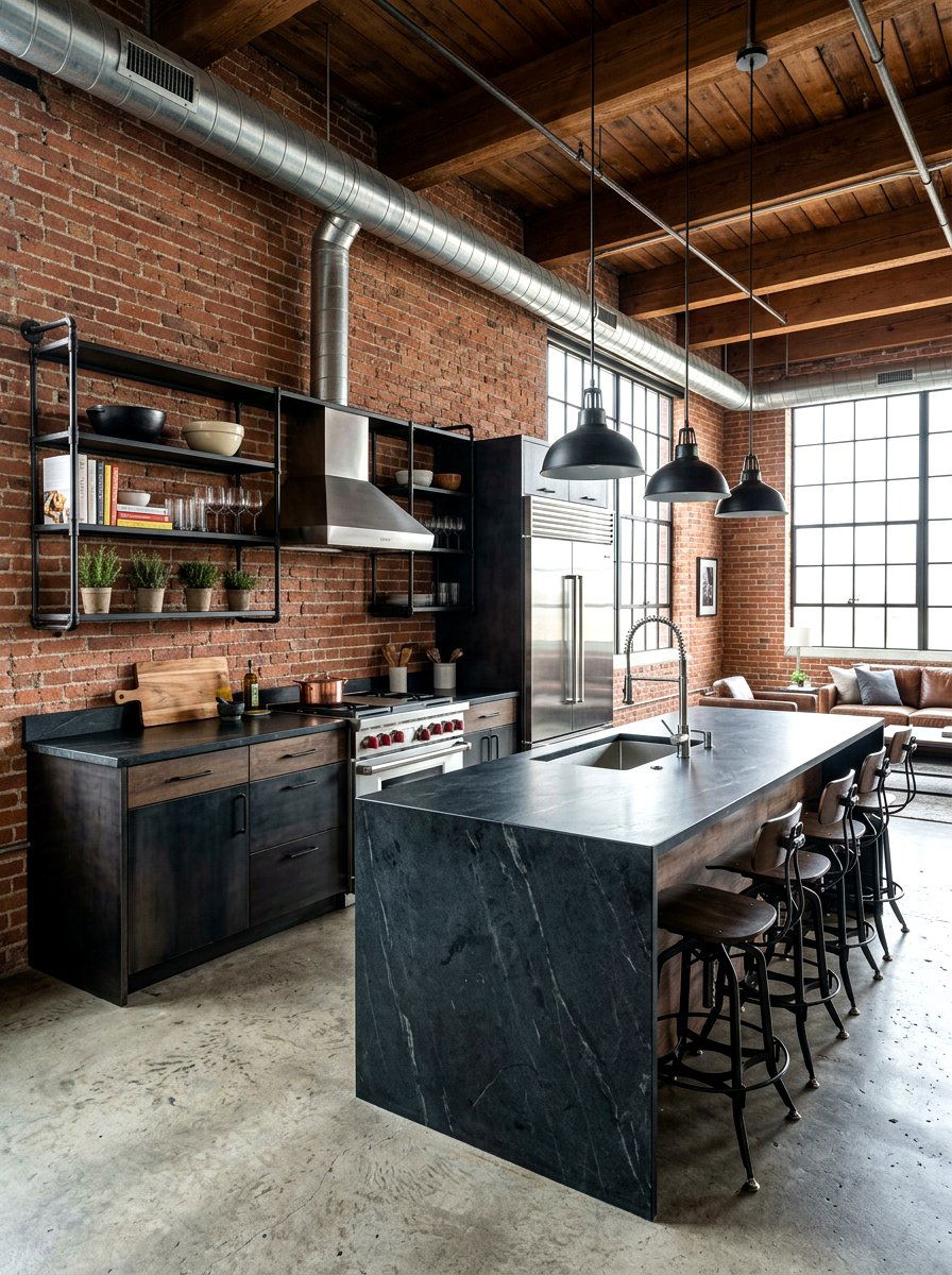 Industrial Soapstone Kitchen Style - 30 soapstone kitchen ideas