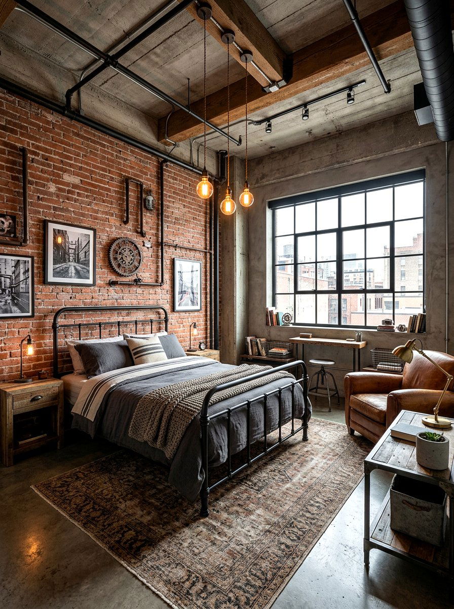 Industrial Spare Bedroom - 30 spare bedroom ideas